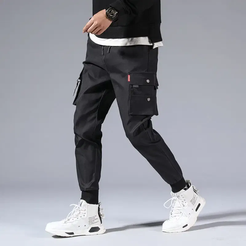 Color: SKY BLUE, Size: XXXL - New Men Cargo Tactical Pants Work Combat Multi-pockets Casual Training Trousers Overalls Clothing Joggers Hiking Mens Cargo Pant