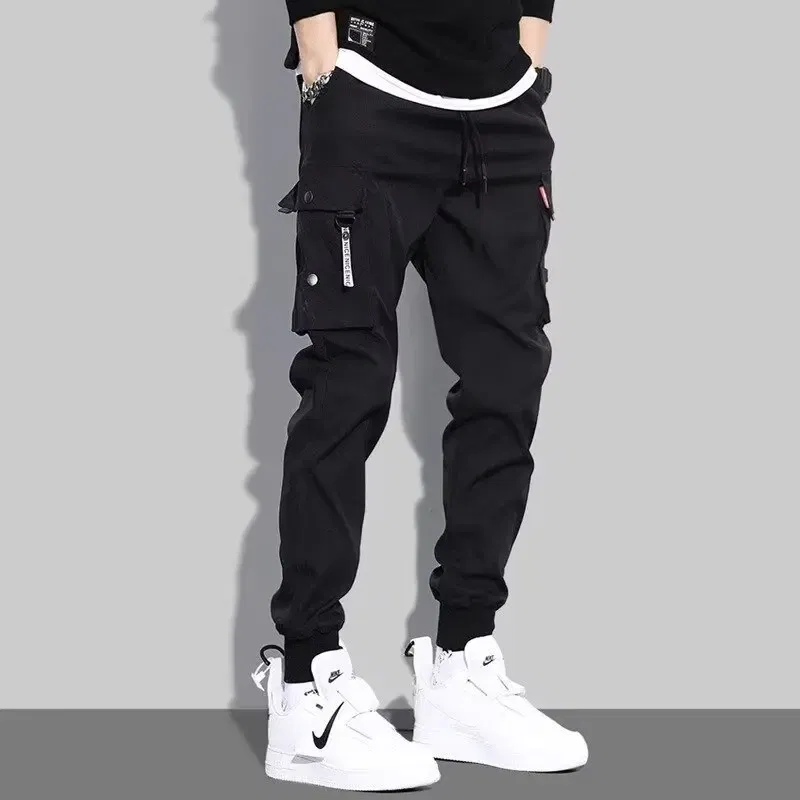 Color: SKY BLUE, Size: XXXL - New Men Cargo Tactical Pants Work Combat Multi-pockets Casual Training Trousers Overalls Clothing Joggers Hiking Mens Cargo Pant