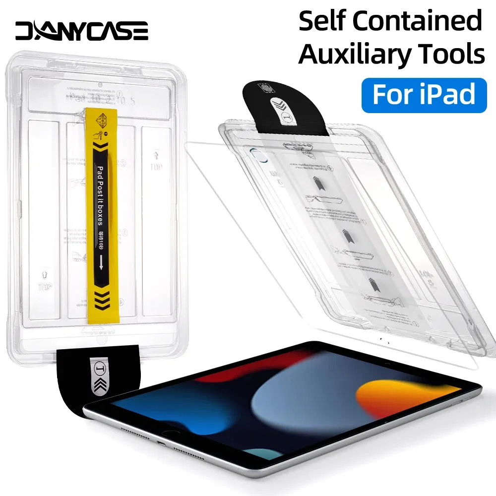 Color: Dark Grey - For iPad Air M2 Tempered Glass Screen Pro 11/13 M4 Protector Film fir for 5/6/7/8/9/10th Gen Air4/5 Mini6 Air3 10.5