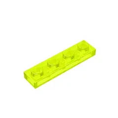 Color: LIGHT GRAY - Gobricks 10PCS MOC Bricks Parts Plate 3710 1x4 Compatible Assembles Particles For Building Blocks DIY Bricks Educational Toys