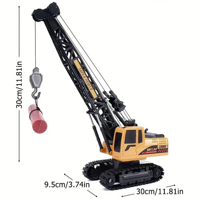 8-Channel Remote Control Truck Crawler Tower Crane