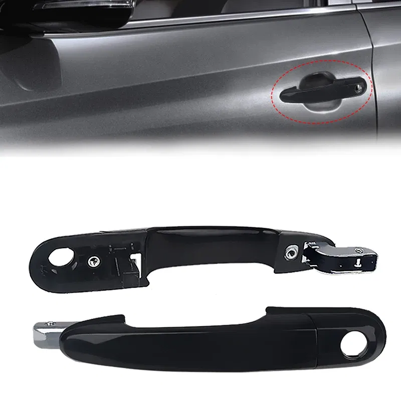 Color: Lavender - 1 PCS Left & Right For Hyundai Tucson 2004-2019 83660-2E000 Car External Handle Bowl External Door Handle Ourside Door Handle