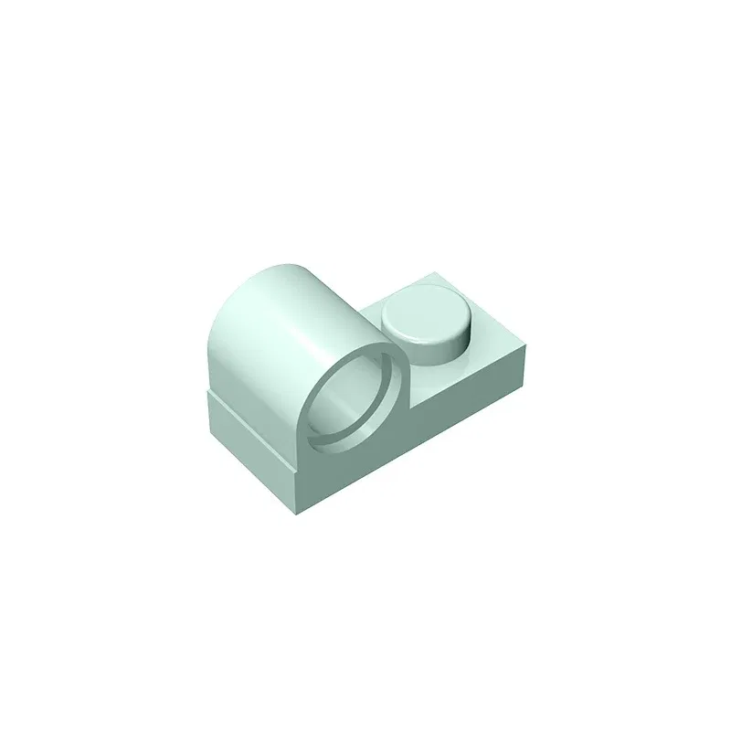 Color: army green - Gobricks GDS-811 Plate, Modified 1 x 2 with Pin Hole on Top compatible with lego 11458 pieces of children's toys