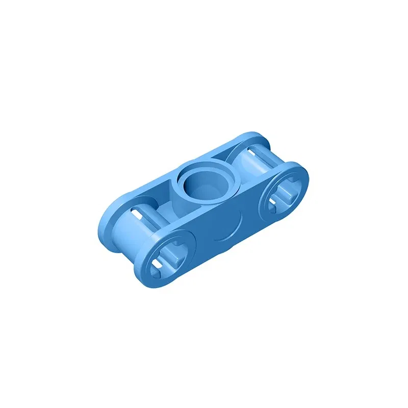 Color: Gold - MOC PARTS GDS-935 Technical, Axle and Pin Connector Perpendicular 3L with Center Pin Hole compatible with lego 32184