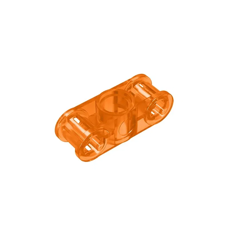 Color: Gold - MOC PARTS GDS-935 Technical, Axle and Pin Connector Perpendicular 3L with Center Pin Hole compatible with lego 32184