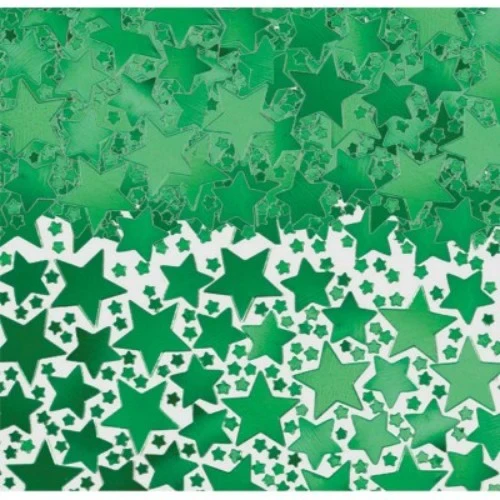 Star Confetti -Green
