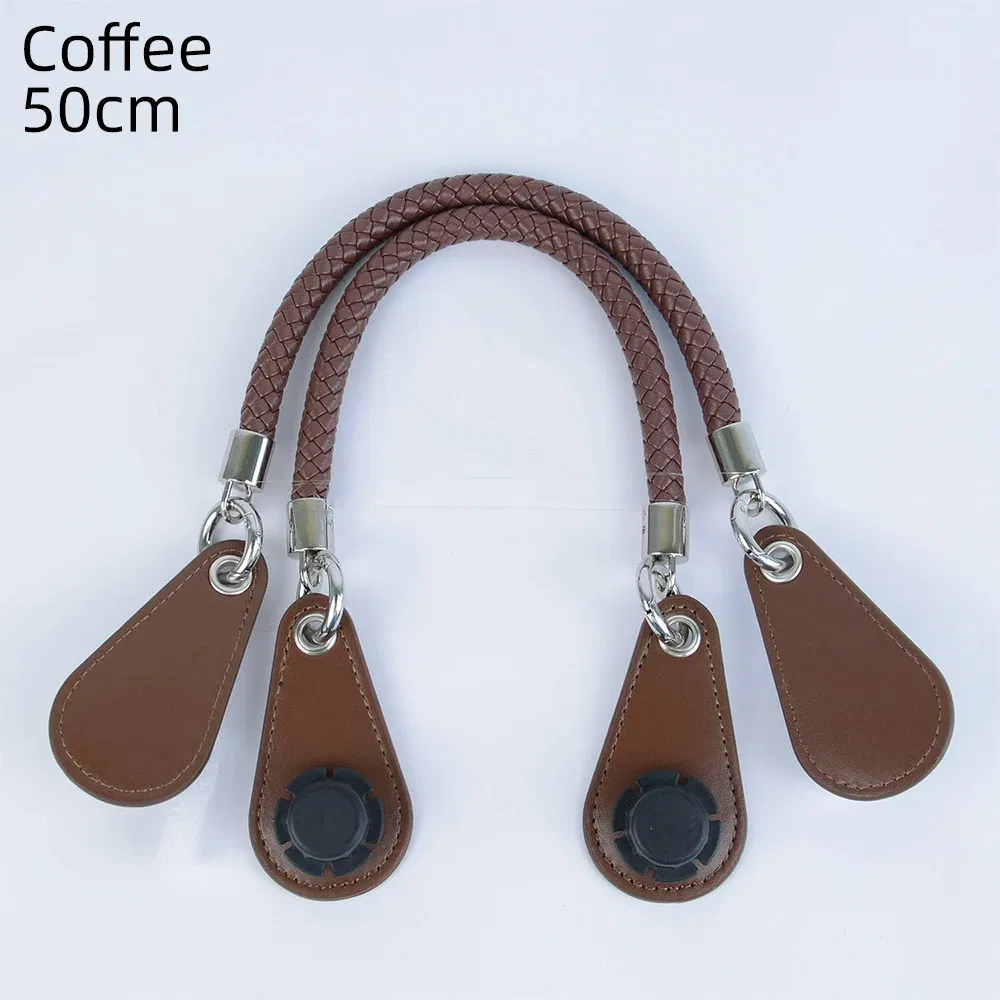Color: Red, Ships From: CHINA - 2025 Obag PU Woven braided leather Rope Handles strap belt for O Bag accessoires Tote Bag Women's Bag Accessories