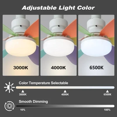 40W Socket Ceiling Fan Light