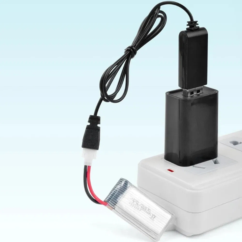 Color: black - Suitable For Remote Control Aircraft 3.7V 500mAh 300mAh 250mAh 160mAh RC Aircraft Rechargeable Liion Battery