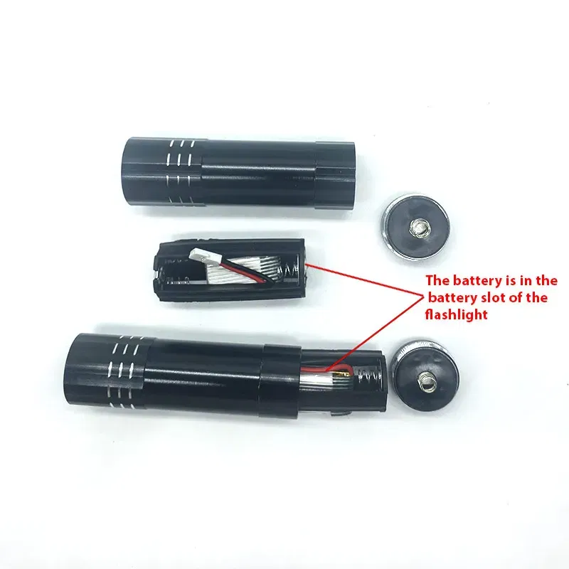 Color: black - Suitable For Remote Control Aircraft 3.7V 500mAh 300mAh 250mAh 160mAh RC Aircraft Rechargeable Liion Battery