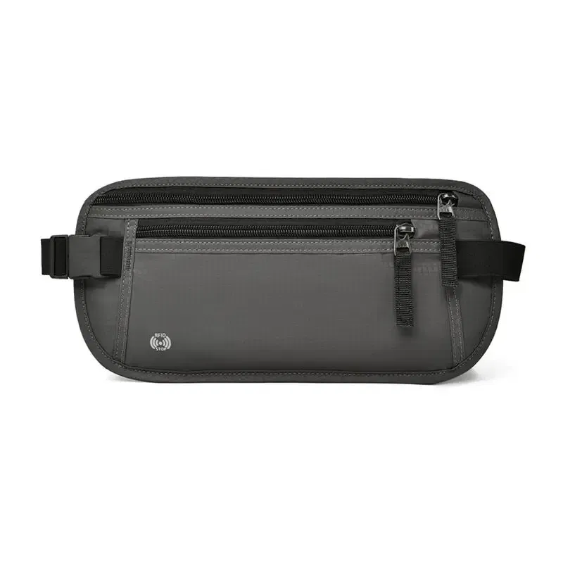Color: Pink - Travel Waist Bag Money Belt Slim Passport Holder RFID Blocking Travel Invisible Pouch Protect Cash Credit Cards Travel Documents
