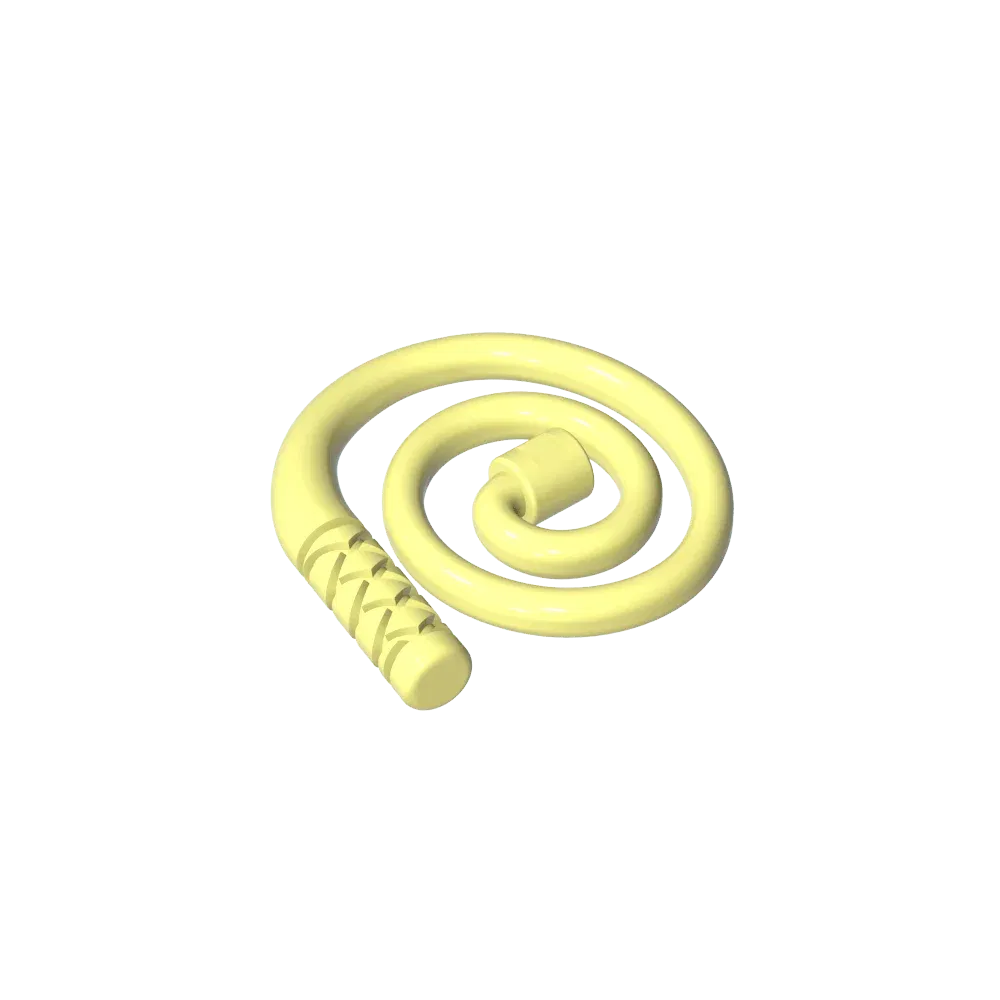 Color: Wood - Gobricks GDS-M300 Equipment Whip [Coiled] compatible with lego 61975 Assembles Building Blocks children's toys