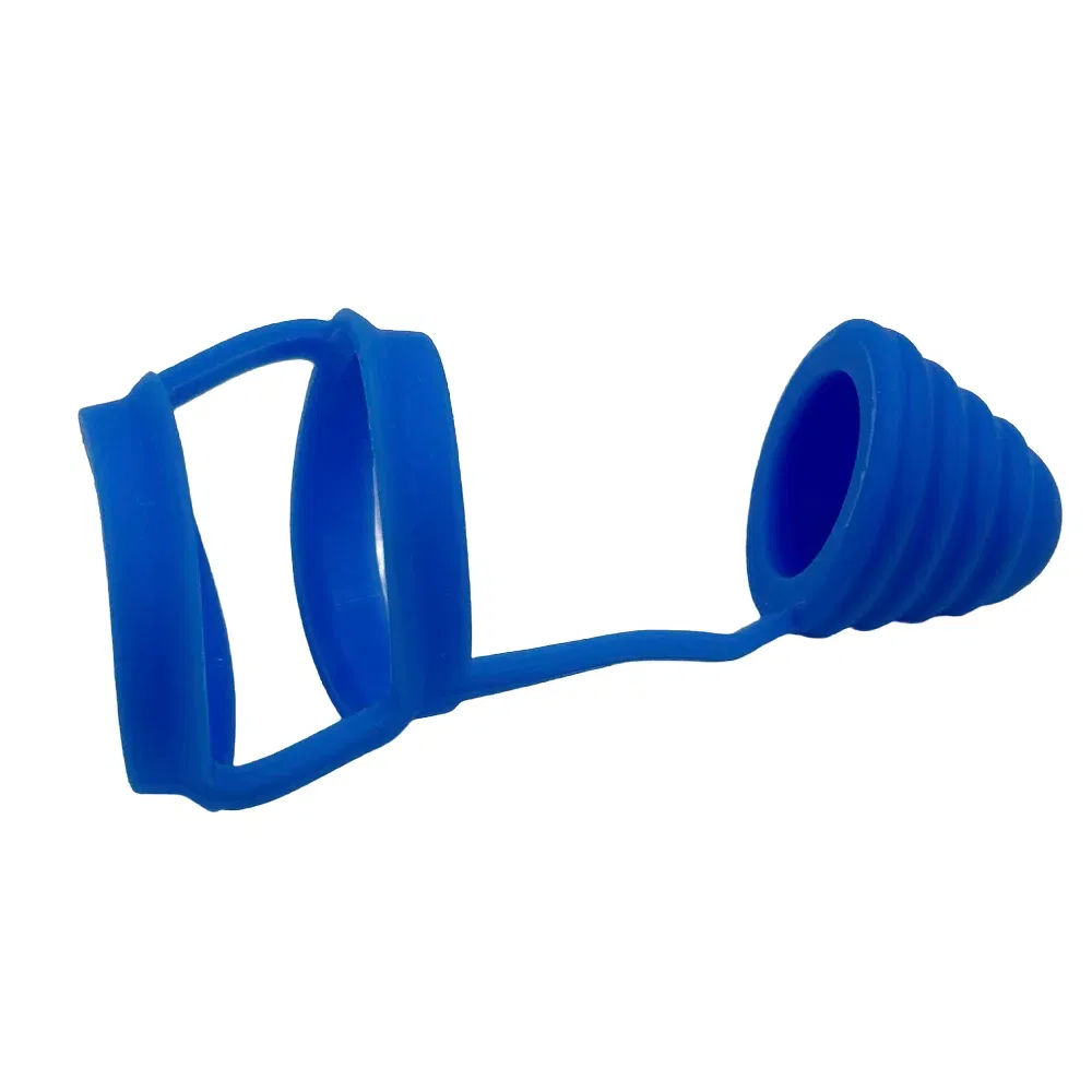 Color: Black - 810 Silicone Rubber Band Fat Bubble Glass Ring Dust Cap Covers for 810 Drip Mouthpiece