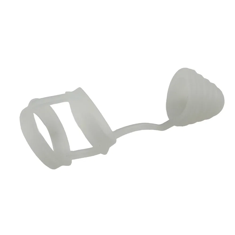Color: Black - 810 Silicone Rubber Band Fat Bubble Glass Ring Dust Cap Covers for 810 Drip Mouthpiece