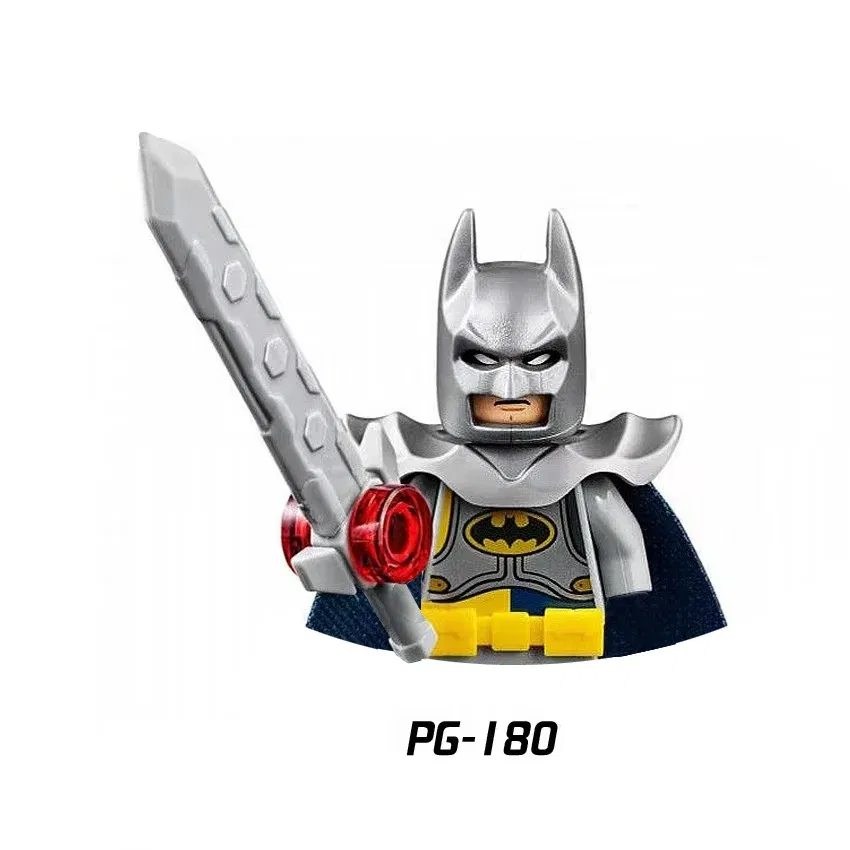 Color: WHITE - Marvel Blocks Brick Hero Batman Joker Superman Catwoman Mini Figure Building blocks Hot Toy Children's party gift