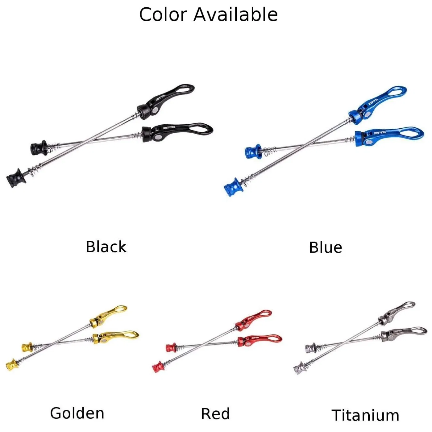 Color: PURPLE, Ships From: CHINA - Parts Quick Release Skewer Skewer Anti-corrosion Bike Front Rear QR Mountain Bike Aluminum Alloy + Steel Hot New
