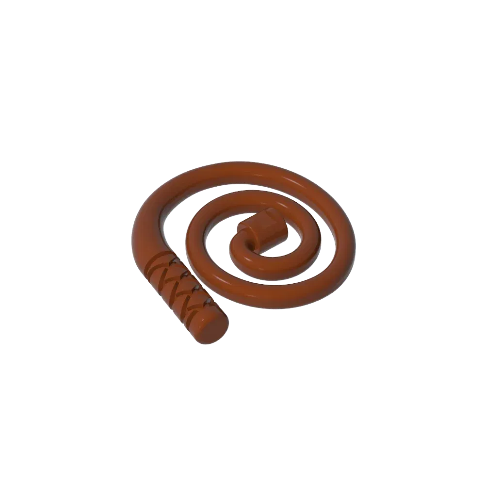 Color: Blue - Gobricks GDS-M300 Equipment Whip [Coiled] compatible with lego 61975 Assembles Building Blocks children's toys