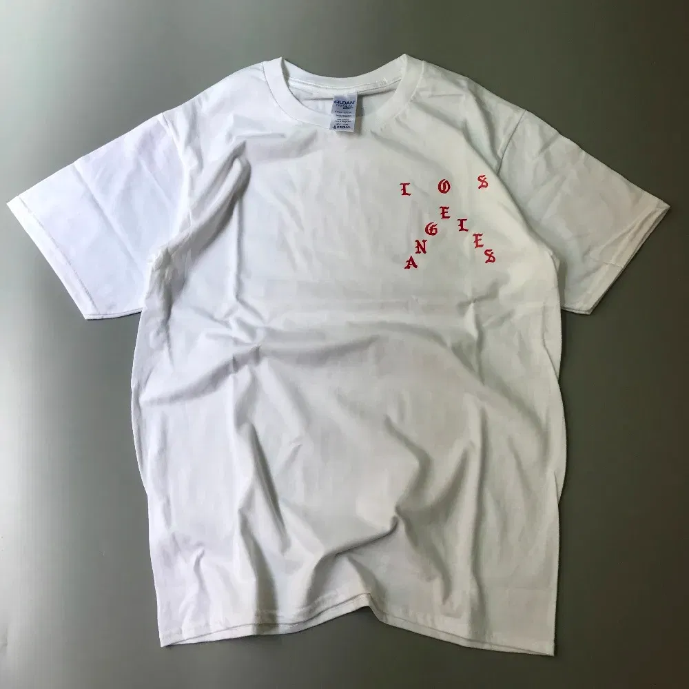 Color: WHITE, Size: XL - 2023 New Hip Hop T-shirt Kanye West I feel Like Paul 100% Cotton tshirts NO MORE PARTIES IN LA T SHIRTS Men Women Tee Tops
