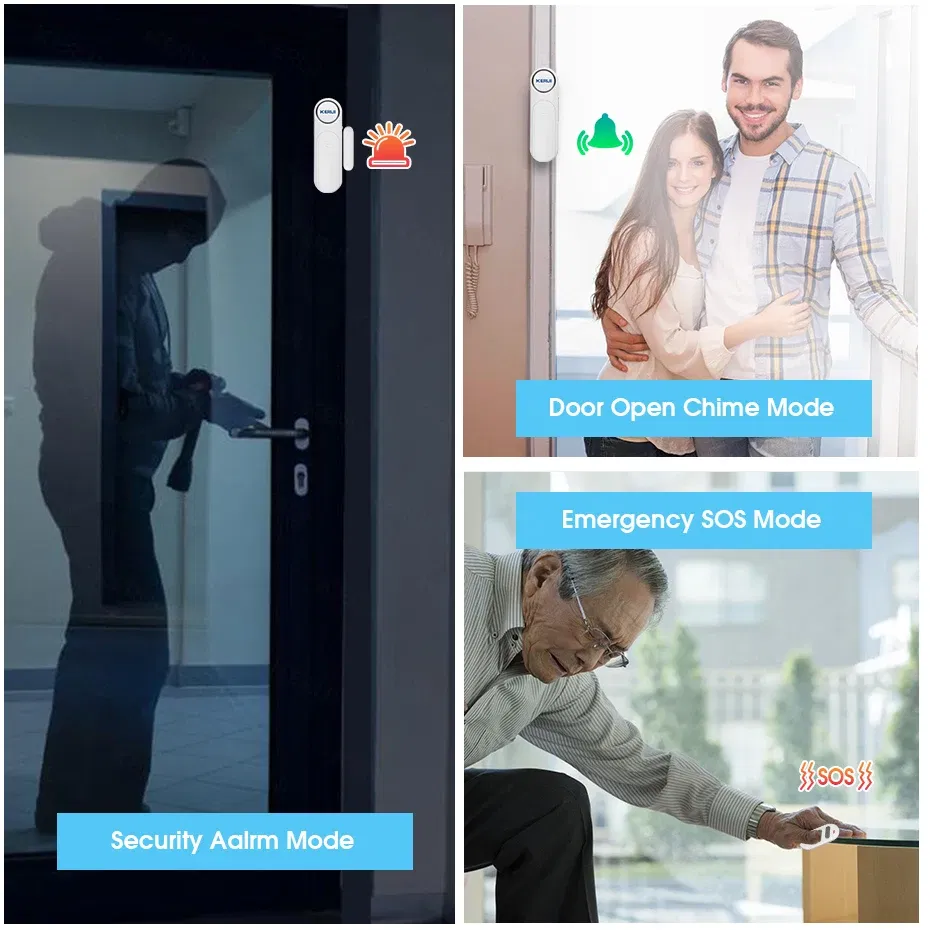 Color: Green, Ships From: CHINA - KERUI Wireless Door/Windows Sensor Alarm 300ft 120dB Anti-Theft Smart Remote Control For Kids Cabinet Safety Home Security