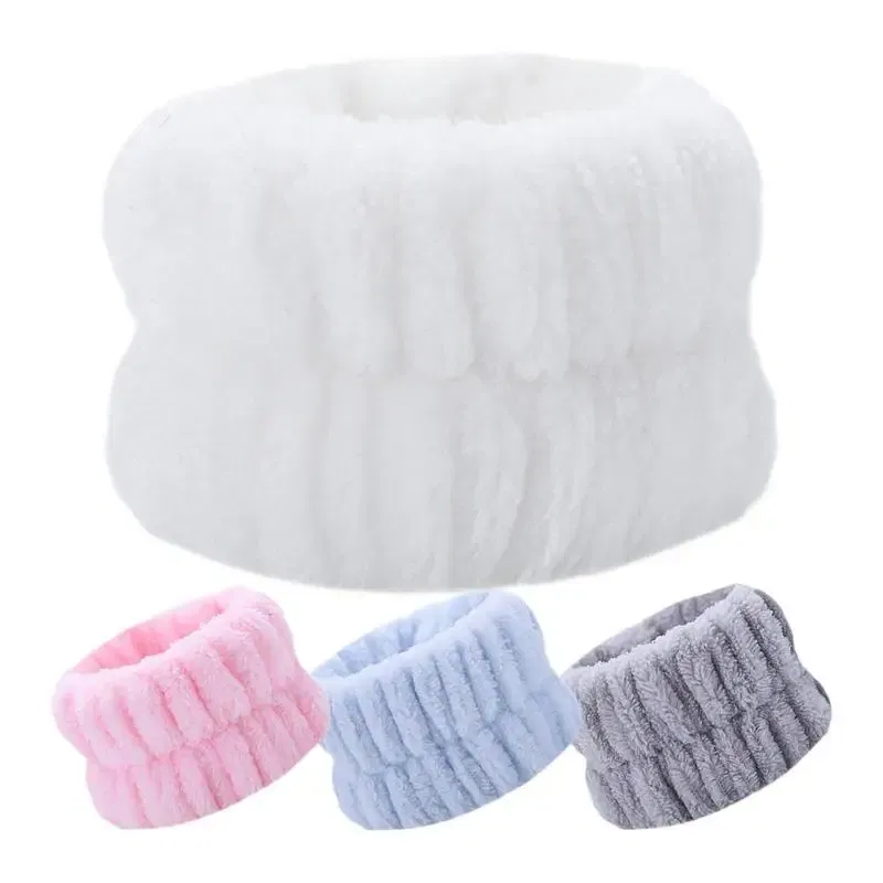 Color: Pink, Ships From: spain - 2pc Wrist Washing Belt Soft Microfiber Towel Wristbands For Washing Face Water Absorption Washing Prevent Wetness Wrist Washband
