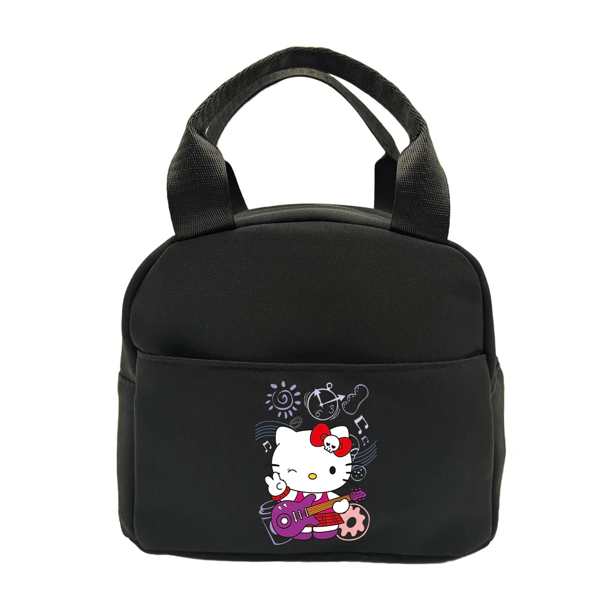 Color: Pink - Hello Kitty Children's Lunch Bag Primary School Lunch Box Bag Children's Best Gift Cartoon Mochila Best Gift for Children