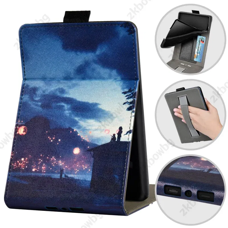 Color: Brown, Size: Sixteen - Cute Smart Case for 6.8' 6'' Kindle Paperwhite Signature 11th Generation Edition 12th 2024 7'' 7th 10th 6th M2L4EK RS23CV Cover