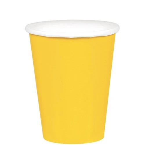 Paper Cups - Yellow Sunshine (20 units) - Pack of 20