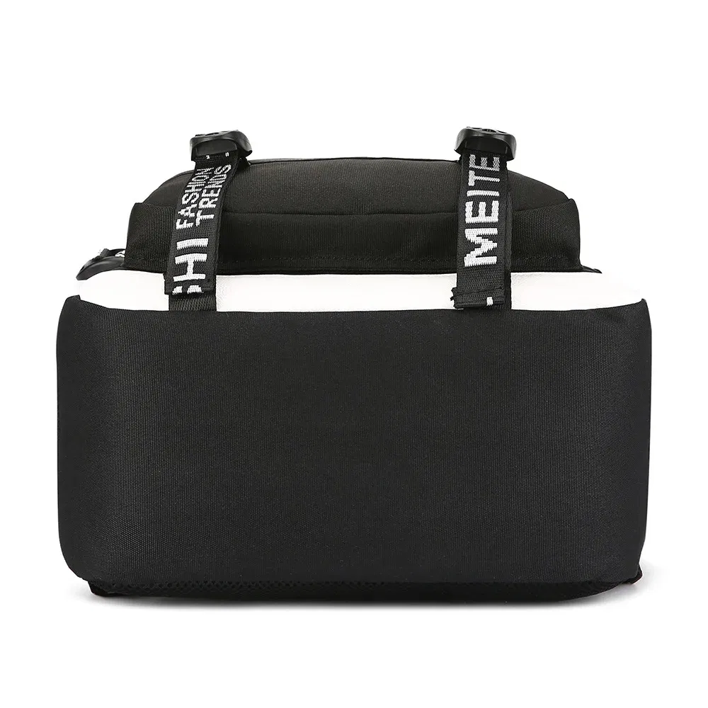 Color: Beige - Hot Jujutsu Kaisen Backpack Men Women USB Charging Laptop Travel Backpack Teenager Student Backpack Casual Mochila