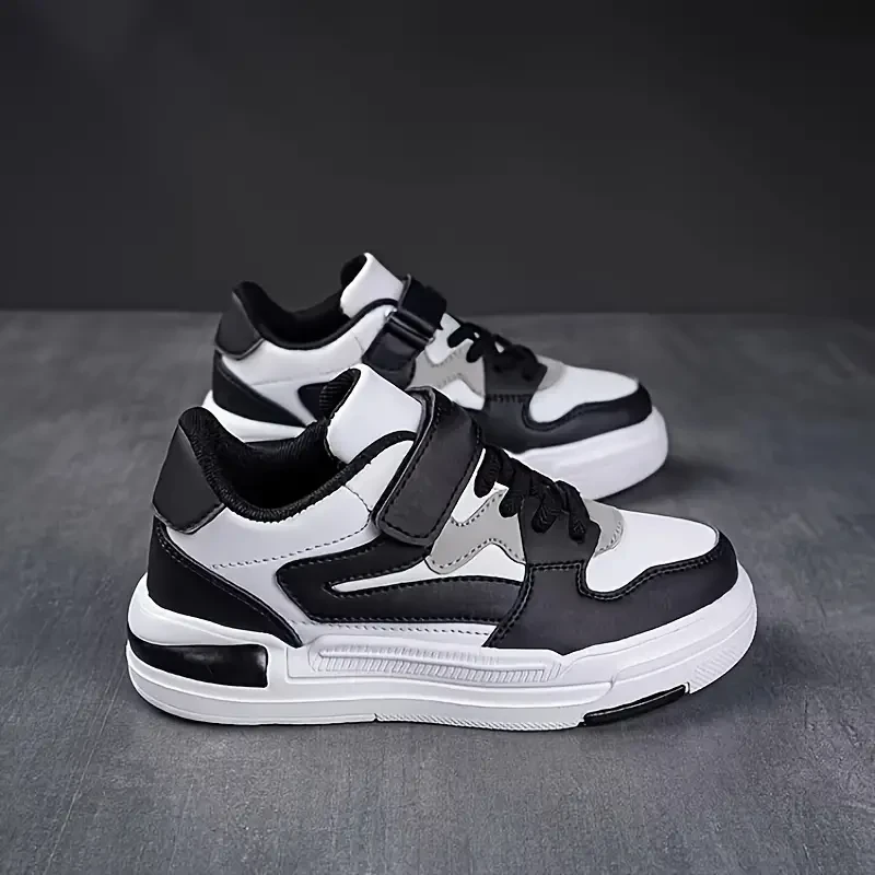 Boy's Trendy Colour Block Skate Shoes