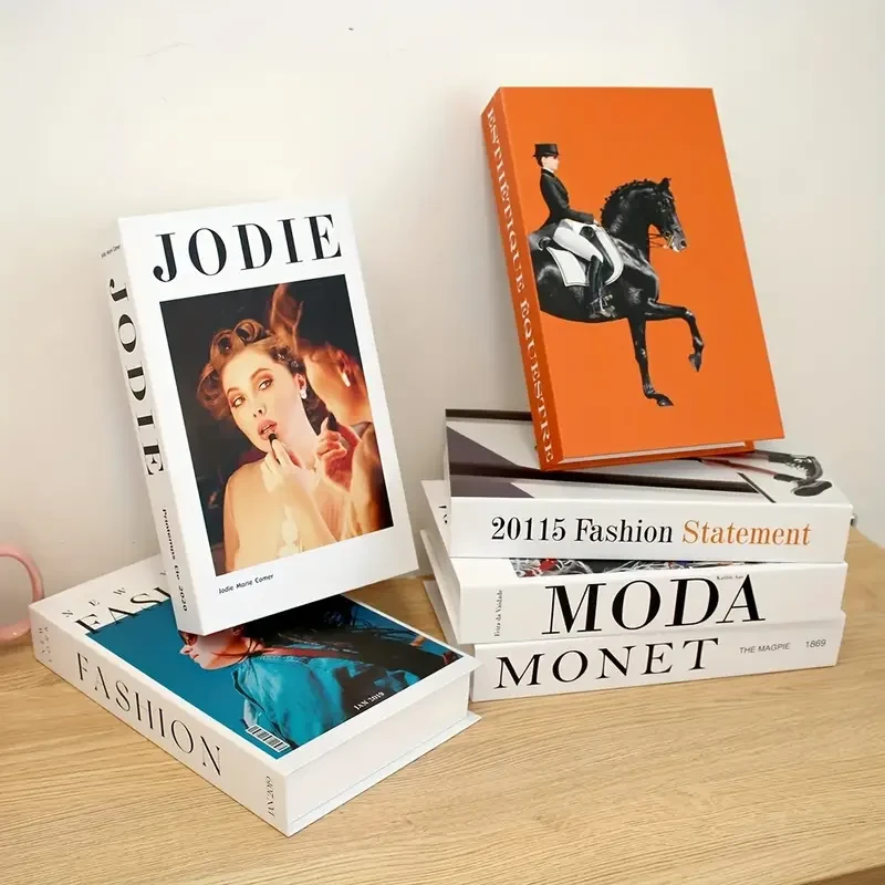 Open Luxury Fake Books Ornament