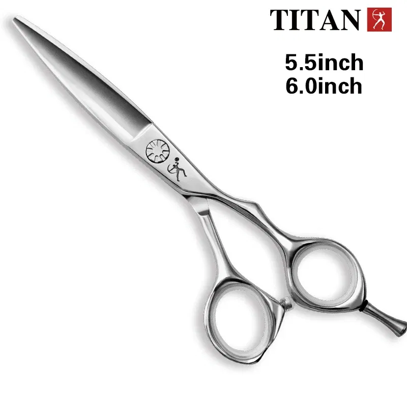 Color: Green - Titan high quality cutting scissors beard ball screw hand made sharp VG10 steel hair