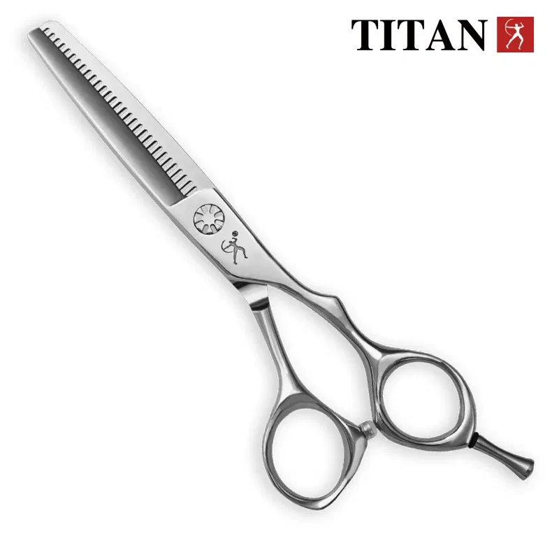 Color: Green - Titan high quality cutting scissors beard ball screw hand made sharp VG10 steel hair