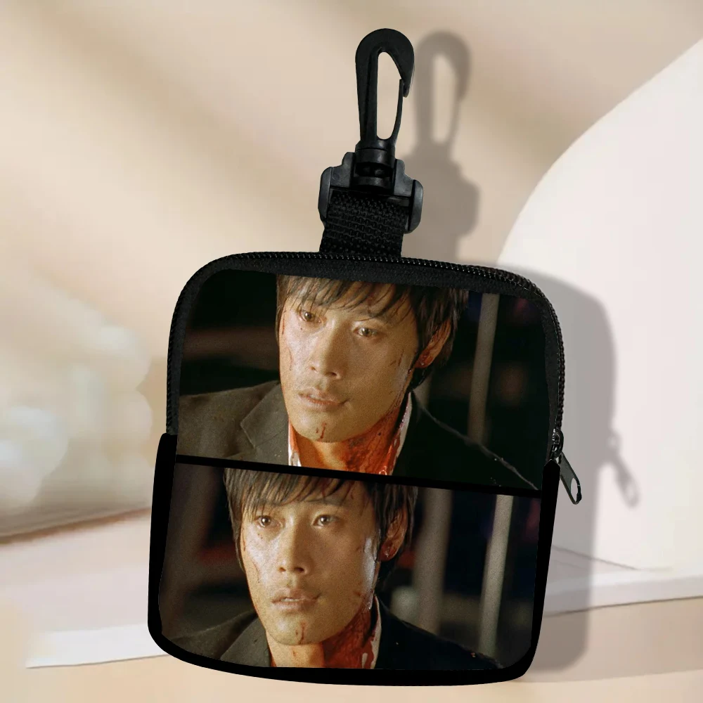 Color: black - Lee Byung Hun Women Coin Purse Card Key Mini Purses Pouch Small Zipper Coin Purse Card Holder Wallet Bag 3.3