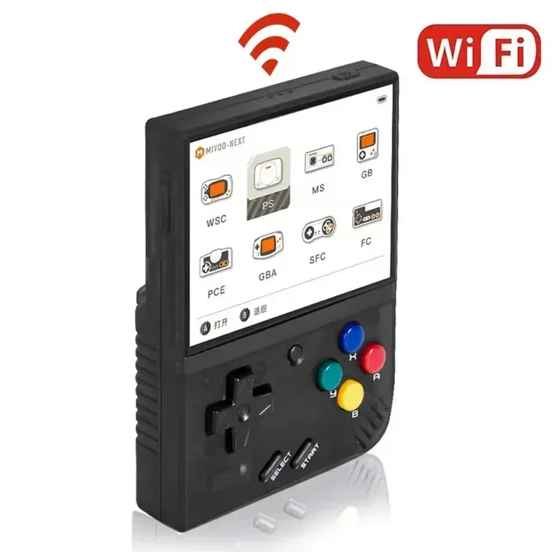 Color: Gold, Bundle: Bundle 2 - MIYOO Mini Plus Portable Retro Handheld Game Console V2 Mini+ IPS Screen Classic Video Game Console Linux System Children's Gift