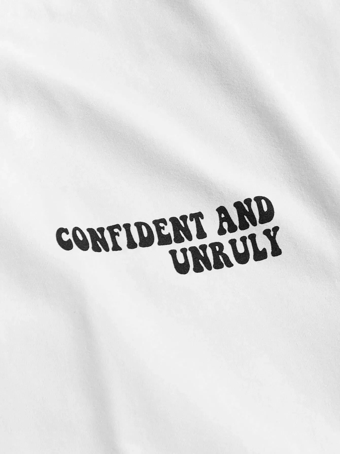 Color: Blue, Size: XL - Confident And Unruly Attitude Determines Direction Men T Shirt Cotton Shirt Street Loose T-Shirts Summer Breathable Short Sleeve