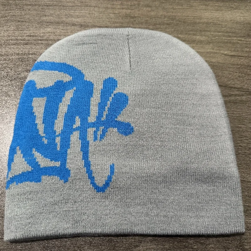 Color: Blue, Size: One Size - Central Cee Sy-na Running Cap Sy-na World Skull Hat 2023 New Knitting Sy-na Beanie Hat Men Women Paragraph Quality Cap Beanies