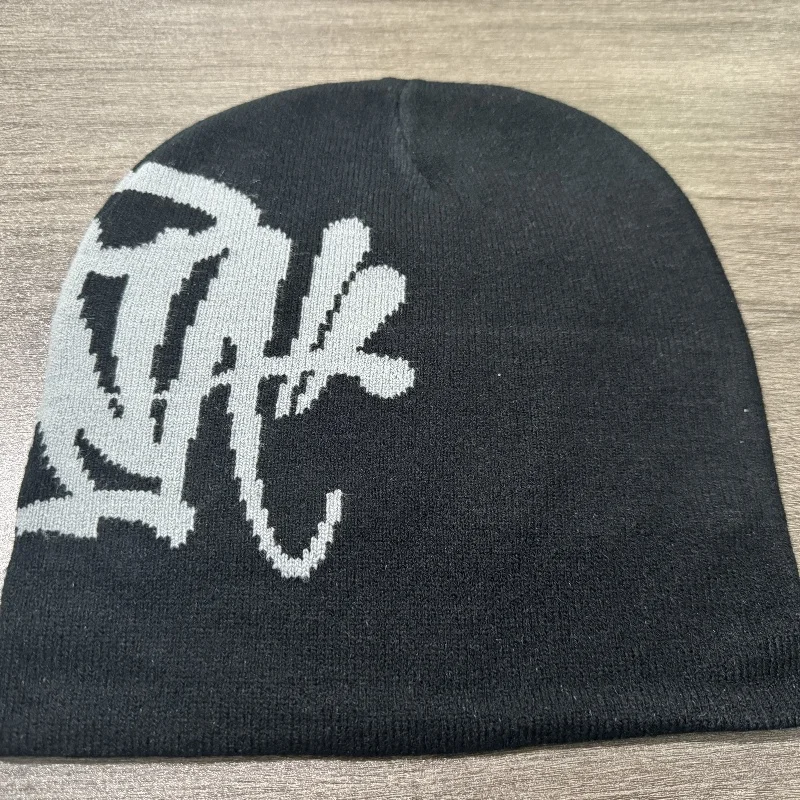 Color: Blue, Size: One Size - Central Cee Sy-na Running Cap Sy-na World Skull Hat 2023 New Knitting Sy-na Beanie Hat Men Women Paragraph Quality Cap Beanies