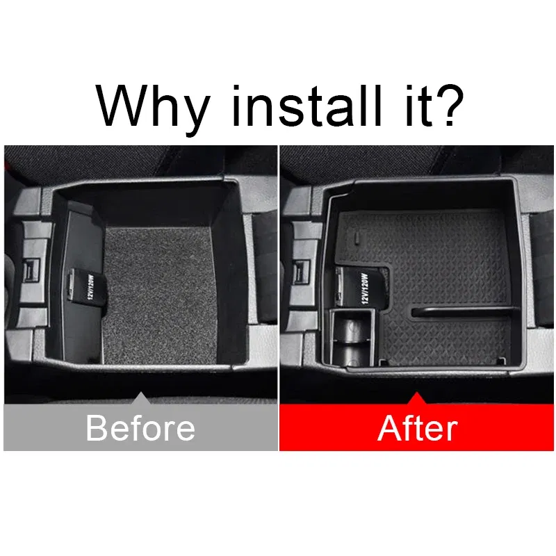 For Toyota Corolla E210 2019 2020 2021 2022 2023 2024 2025 Hybrid Car Central Console Armrest Storage Box Organizer Holder Tray