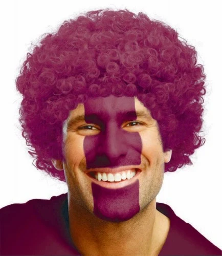 Curly Wig - Burgundy