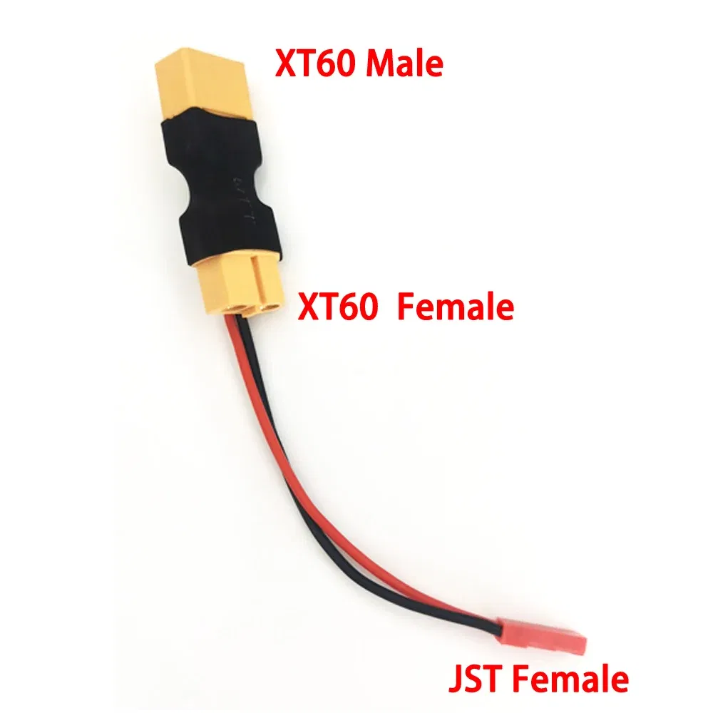 Color: Army Green - 1pcs XT60 XT T plug Female to Male JST Male / Female Adapter For RC Helicopter Quadcopter LiPo Battery Plug Connector