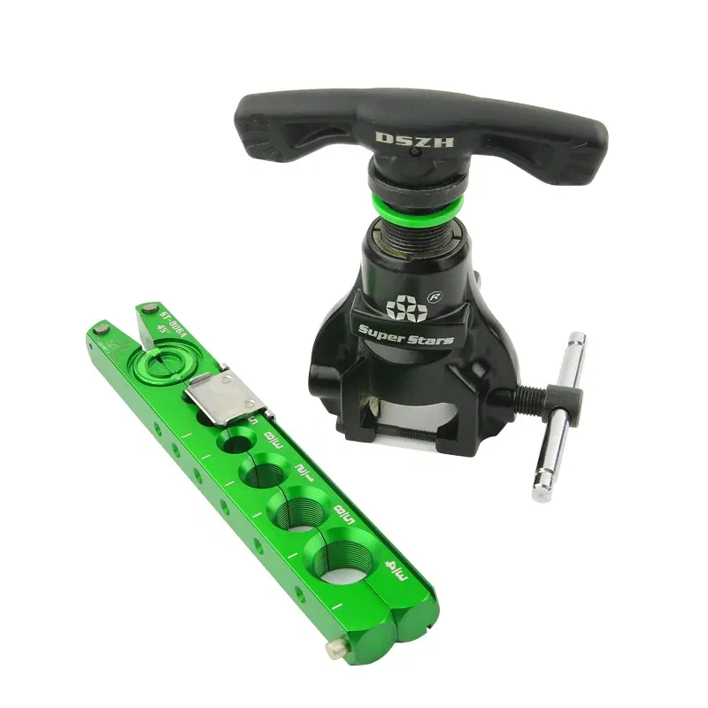 Color: Green, Purple - DSZH Reamer Flaring Tool ST-806A Copper Pipe Maintenance Eccentric Tube Expander Tool