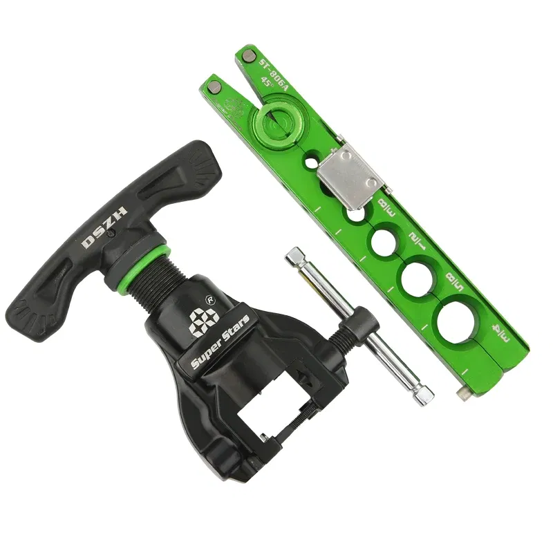 Color: Green, Purple - DSZH Reamer Flaring Tool ST-806A Copper Pipe Maintenance Eccentric Tube Expander Tool