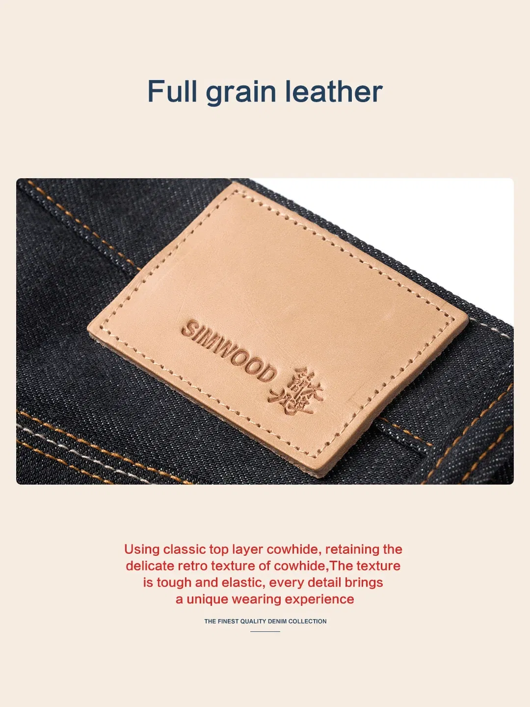 Color: black, Size: 29 - SIMWOOD High Standard 2025 Autumn New Raw Selvedge Denim Pants Men Regular Straight 16oz Heavyweight Quality Cotton FabricJeans
