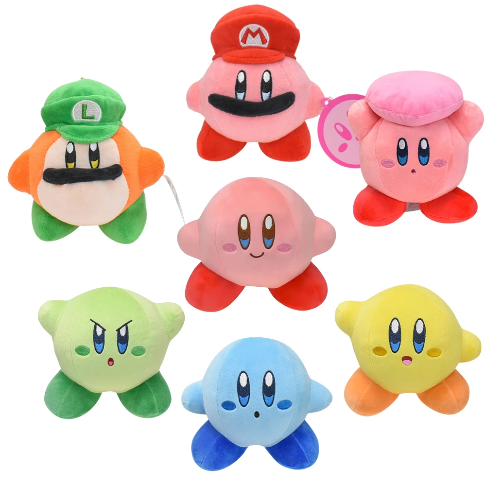 Color: Gold - Kirby King Dedede Waddle Dee Meta Knight Elfilin Plush Toy Kawaii Cartoon Peluche Doll for Kids Birthday Christmas Gift