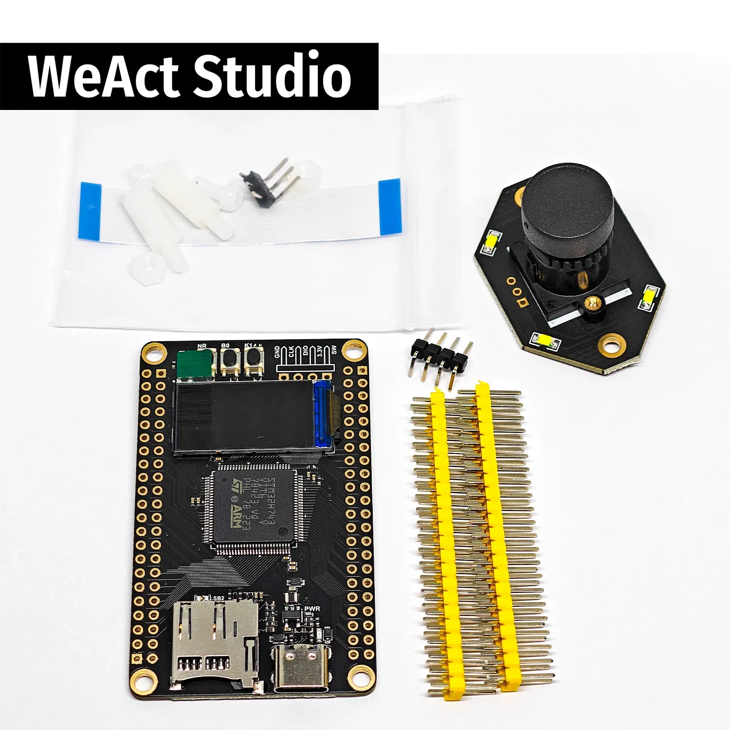Color: SKY BLUE - WeAct STM32H743 STM32H743VIT6 STM32H7 STM32 Demo Board Core Board