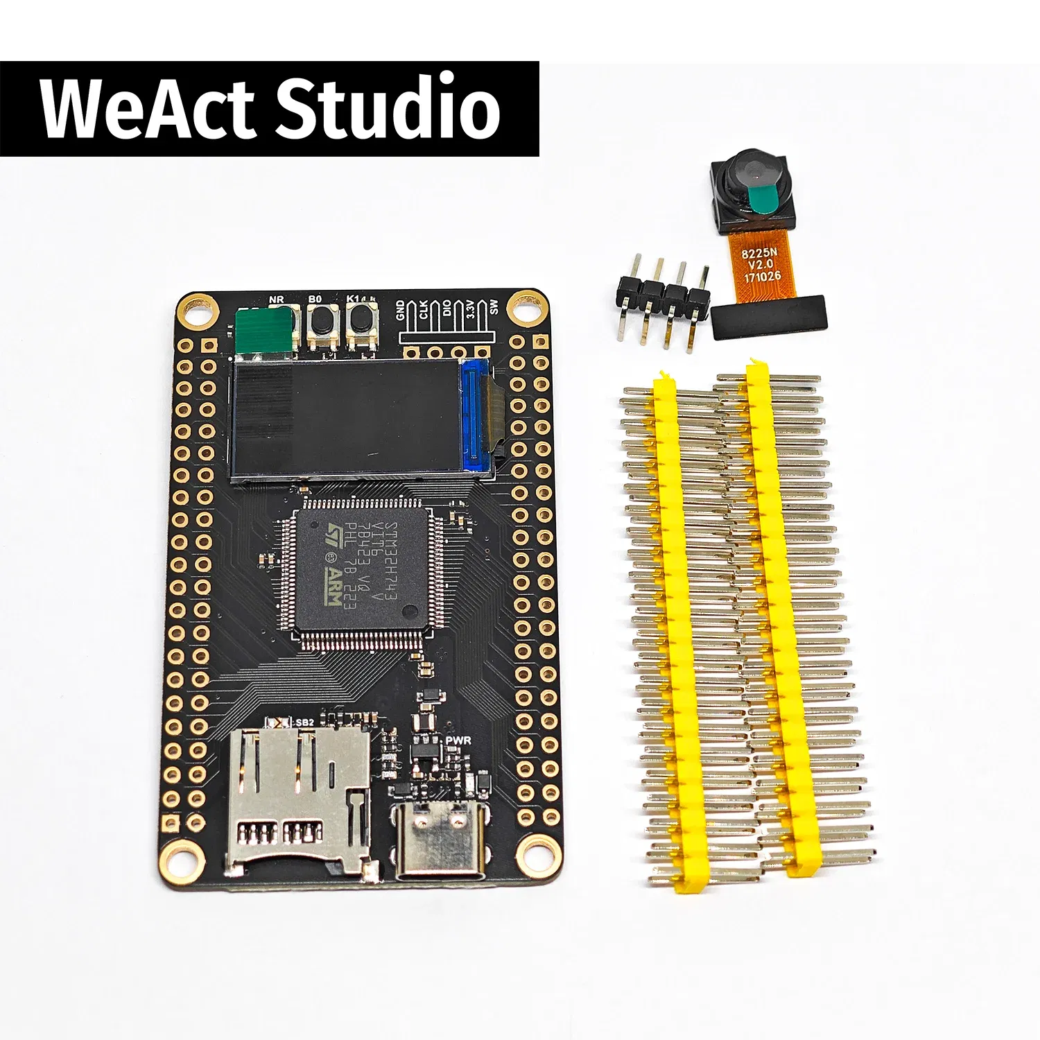 Color: SKY BLUE - WeAct STM32H743 STM32H743VIT6 STM32H7 STM32 Demo Board Core Board