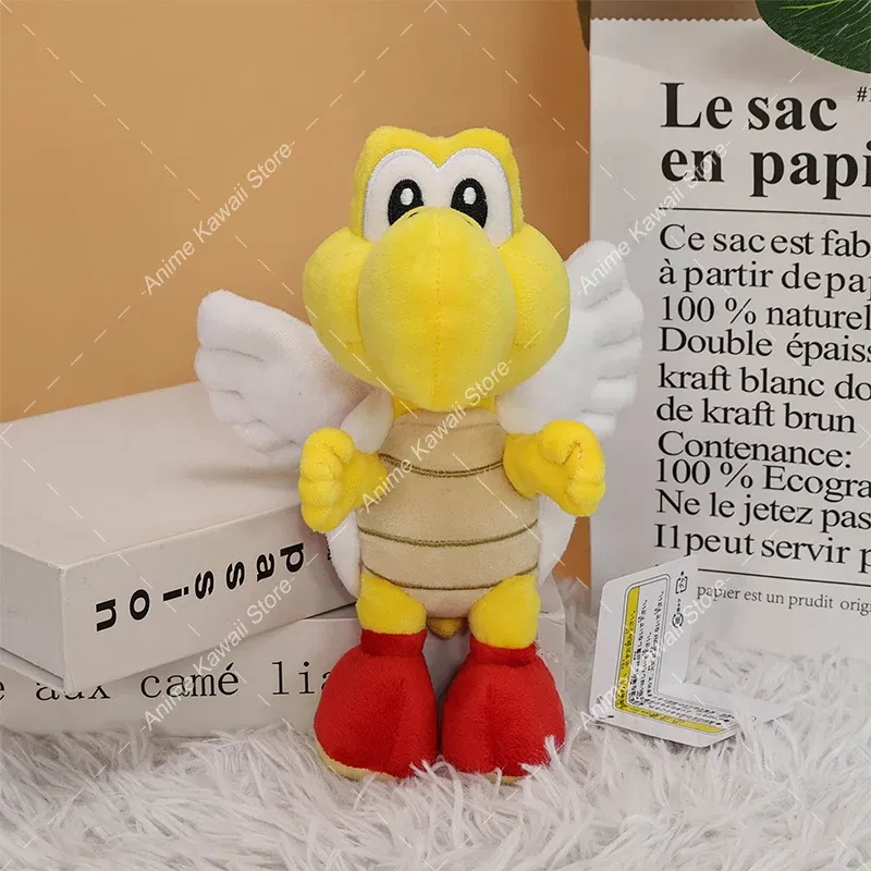 Color: Orchid - Super Mario Plush Toy Koopa Troopas Red Green Turtle Tortoise Kawaii Dry Bones Stuffed Animal Doll for Children Christmas Gifts