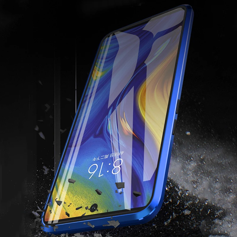 Color: PURPLE, Material: PP - Full Wrap Metal Bezel Case For Samsung Galaxy S23 S22 Ultra S21 S20 FE S24 Note 10 20 Lite Plus Double-Sided Glass Back Cover