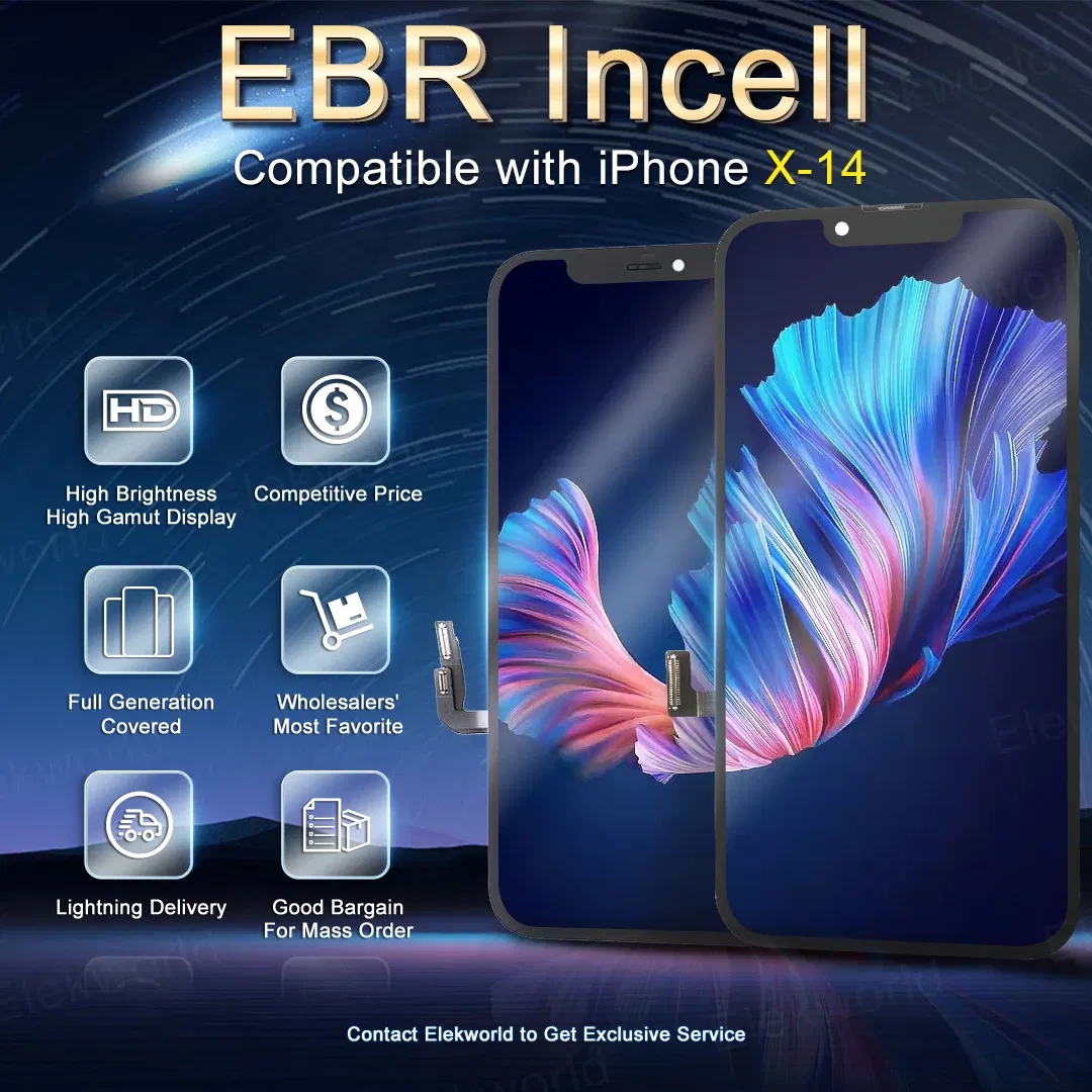 Color: NAVY, Ships From: CHINA - Top Wholesale 5 Piece/lot LCD For iPhone 11 Incell X XS XR Screen Touch Display Assembly 12 13 Pro Max 14 15 Replacement