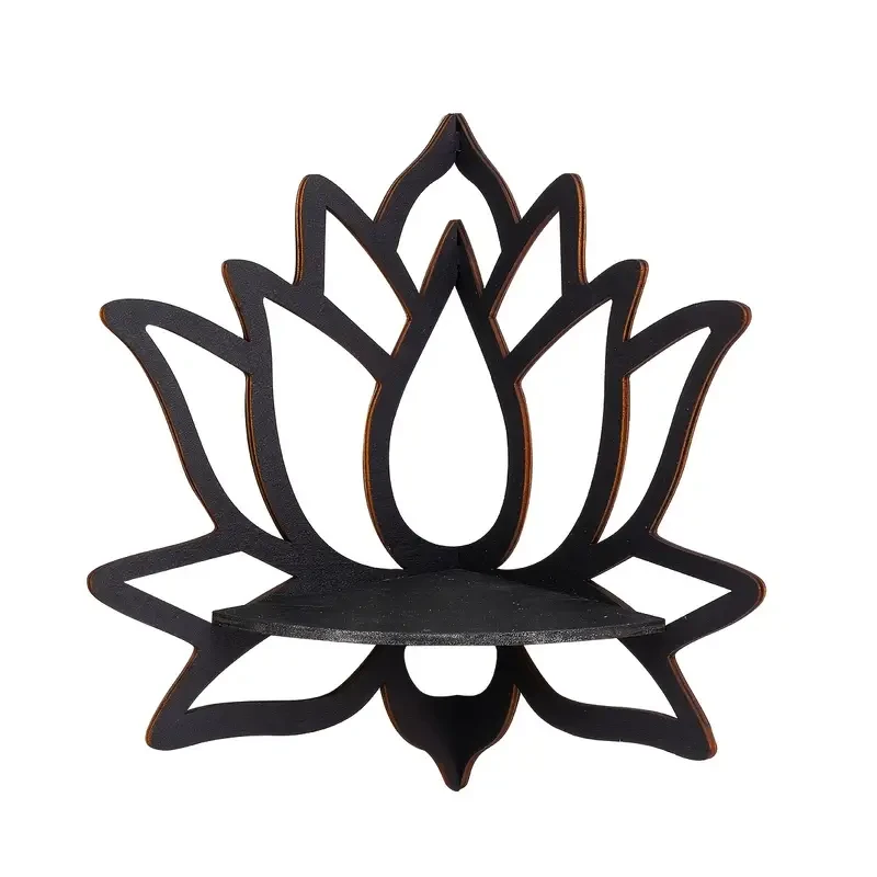1pc Chic Lotus-Shaped Floating Shelf